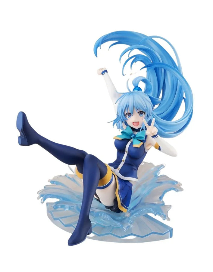 Kono Subarashii Sekai ni Shukufuku o! - Aqua - 1/7 - Sneaker Bunko 30th Anniversary Ver. - 2023 Re-release (Kadokawa) [Shop Exclusive]ㅤ – Kadokawa – ActionFigureBrasil