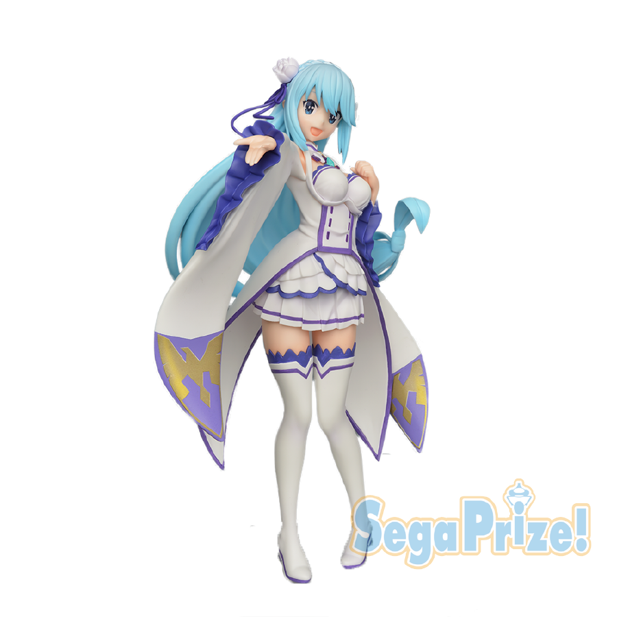 Kono Subarashii Sekai ni Shukufuku o! - Aqua - LPM Figure - Emilia Ver. (SEGA)ㅤ – SEGA – ActionFigureBrasil