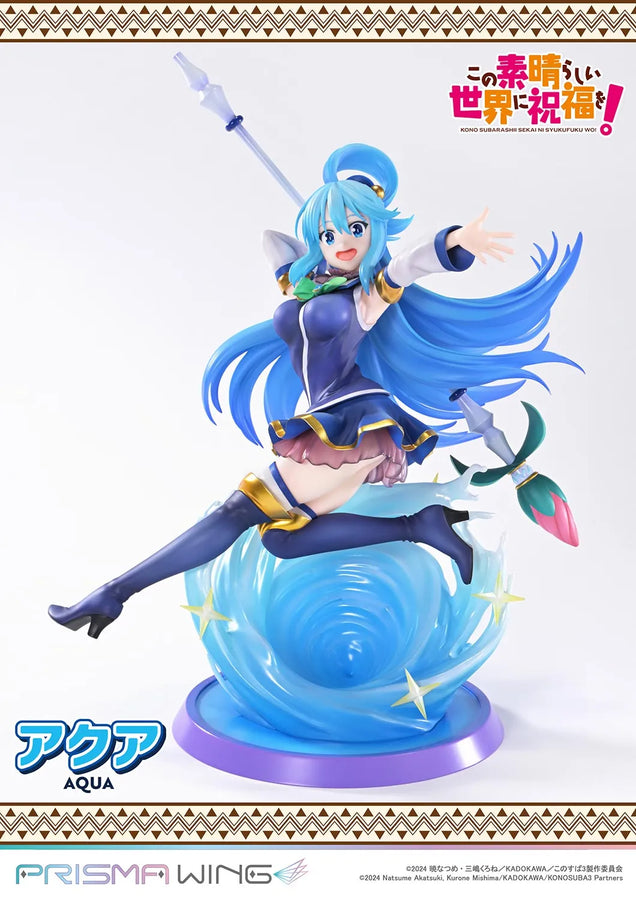Kono Subarashii Sekai ni Shukufuku o! - Aqua - Prisma Wing (PWKNSBS-02) - 1/7 (Prime 1 Studio)ㅤ – Prime 1 Studio – ActionFigureBrasil