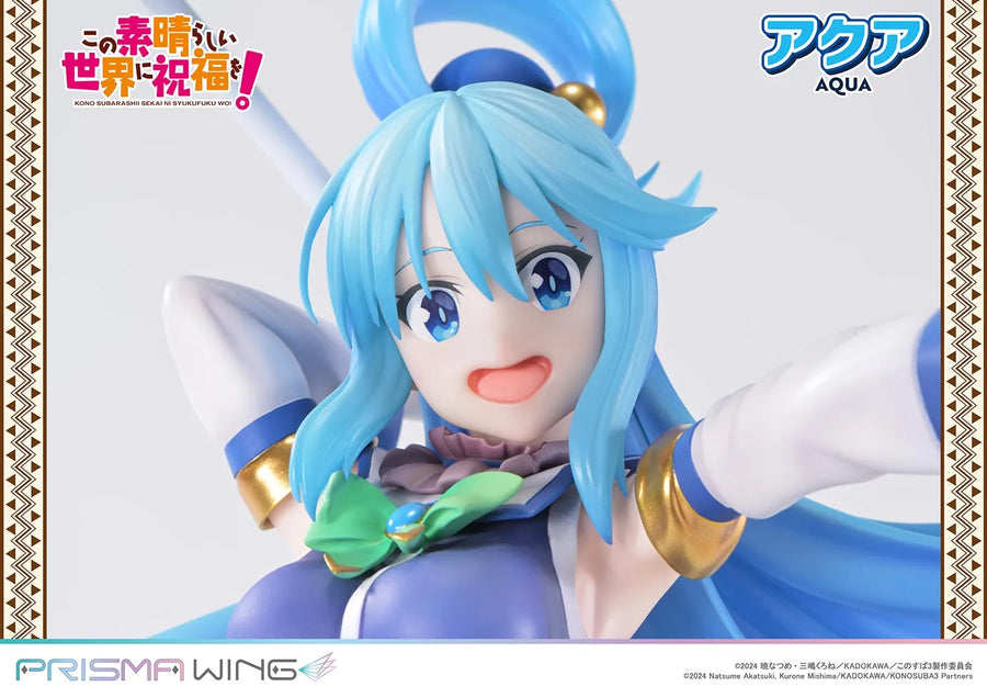 Kono Subarashii Sekai ni Shukufuku o! - Aqua - Prisma Wing (PWKNSBS-02) - 1/7 (Prime 1 Studio)ㅤ – Prime 1 Studio – ActionFigureBrasil