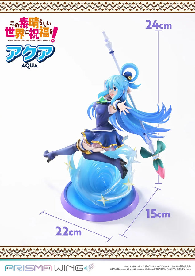 Kono Subarashii Sekai ni Shukufuku o! - Aqua - Prisma Wing (PWKNSBS-02) - 1/7 (Prime 1 Studio)ㅤ – Prime 1 Studio – ActionFigureBrasil