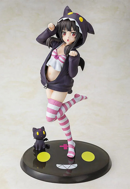 Kono Subarashii Sekai ni Shukufuku o! - Chomusuke - Megumin - CA Works - 1/7 - Hoodie☆Look Chomusuke Ver. (Chara-Ani, Kadokawa)ㅤ – Kadokawa – ActionFigureBrasil