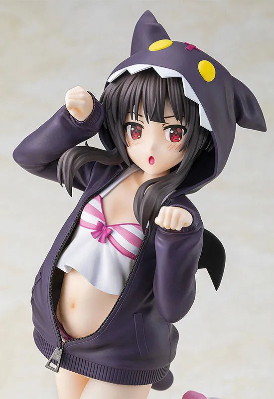 Kono Subarashii Sekai ni Shukufuku o! - Chomusuke - Megumin - CA Works - 1/7 - Hoodie☆Look Chomusuke Ver. (Chara-Ani, Kadokawa)ㅤ – Kadokawa – ActionFigureBrasil
