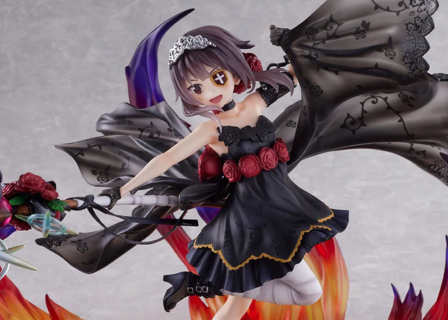 Kono Subarashii Sekai ni Shukufuku o! - Chomusuke - Megumin - F:Nex - 1/7 - Shikkoku no Bara Dress ver. (FuRyu)ㅤ – FuRyu – ActionFigureBrasil