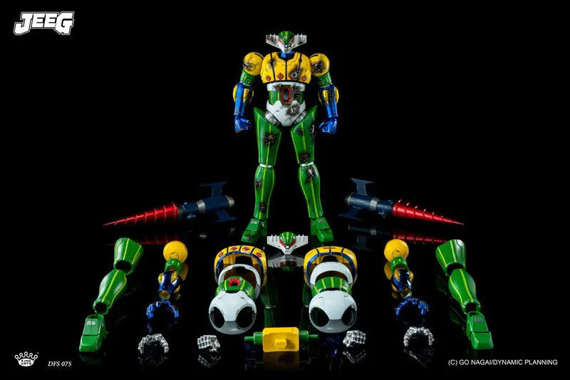 Koutetsu Jeeg - Diecast Figure Series DFS075 - Battle Damaged and Normal Ver. (King Arts)ㅤ – King Arts – ActionFigureBrasil