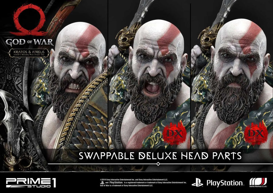 Kratos & Atreus (Deluxe Version) God of War – Prime1Studio – ActionFigure Brasil