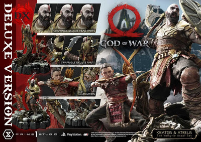 Kratos & Atreus (Deluxe Version) God of War – Prime1Studio – ActionFigure Brasil