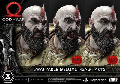 Kratos & Atreus (Deluxe Version) God of War – Prime1Studio – ActionFigure Brasil