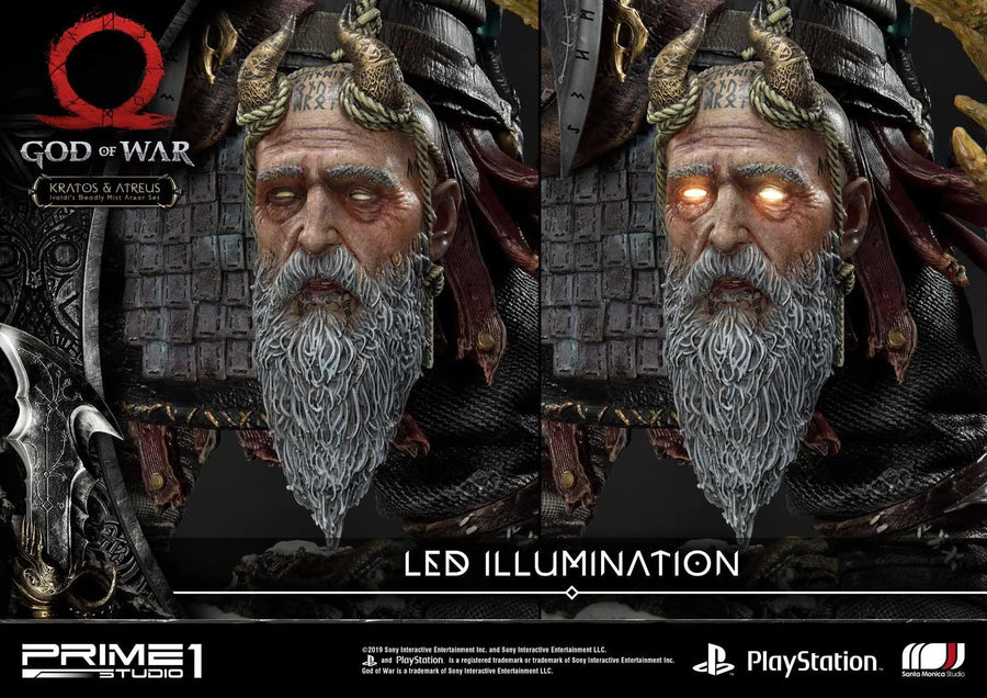 Kratos & Atreus (Deluxe Version) God of War – Prime1Studio – ActionFigure Brasil