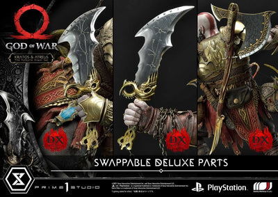 Kratos & Atreus (Deluxe Version) God of War – Prime1Studio – ActionFigure Brasil