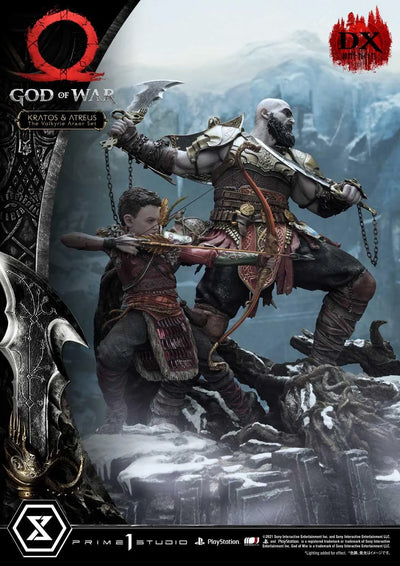Kratos & Atreus (Deluxe Version) God of War – Prime1Studio – ActionFigure Brasil