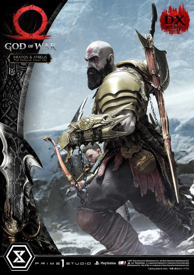 Kratos & Atreus (Deluxe Version) God of War – Prime1Studio – ActionFigure Brasil