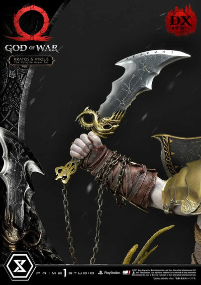 Kratos & Atreus (Deluxe Version) God of War – Prime1Studio – ActionFigure Brasil