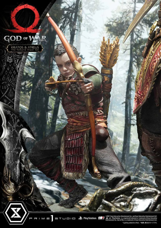 Kratos & Atreus (Deluxe Version) God of War – Prime1Studio – ActionFigure Brasil