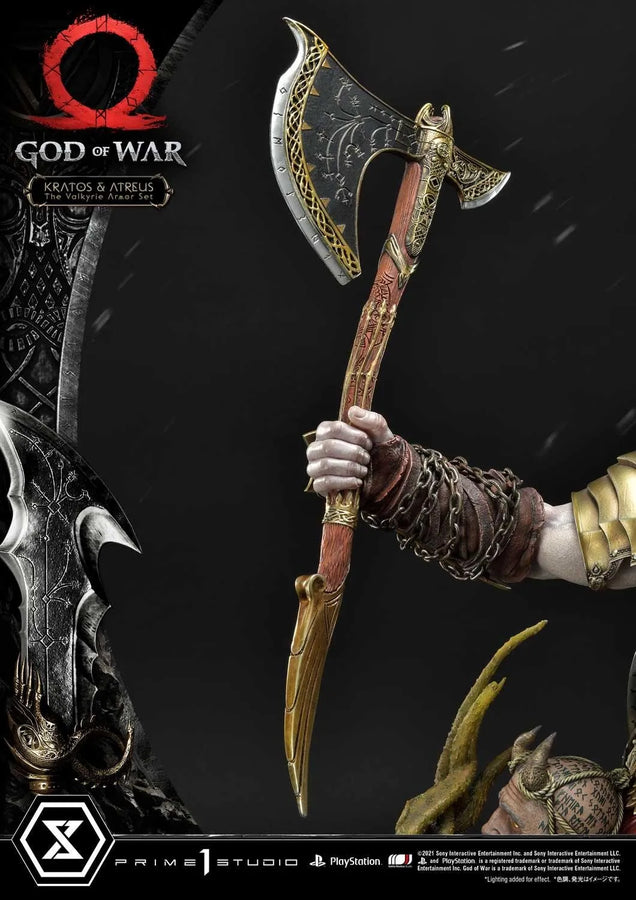 Kratos & Atreus (Deluxe Version) God of War – Prime1Studio – ActionFigure Brasil