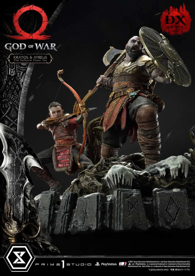 Kratos & Atreus (Deluxe Version) God of War – Prime1Studio – ActionFigure Brasil