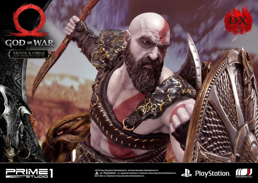 Kratos & Atreus (Deluxe Version) God of War – Prime1Studio – ActionFigure Brasil