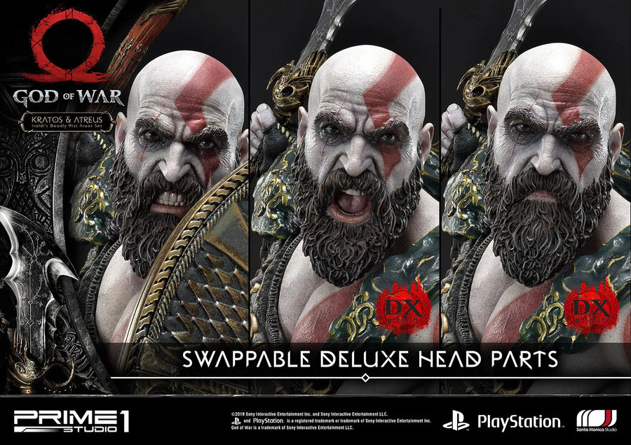 Kratos & Atreus Ivaldi's Deadly Mist Armor Set (Deluxe Version) - LIMITED EDITION: 200 (Deluxe Version) – Prime 1 Studio – ActionFigure Brasil