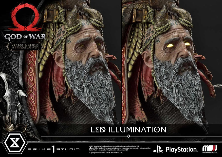 Kratos & Atreus (The Valkyrie Armor Set Edition) God of War – Prime1Studio – ActionFigure Brasil