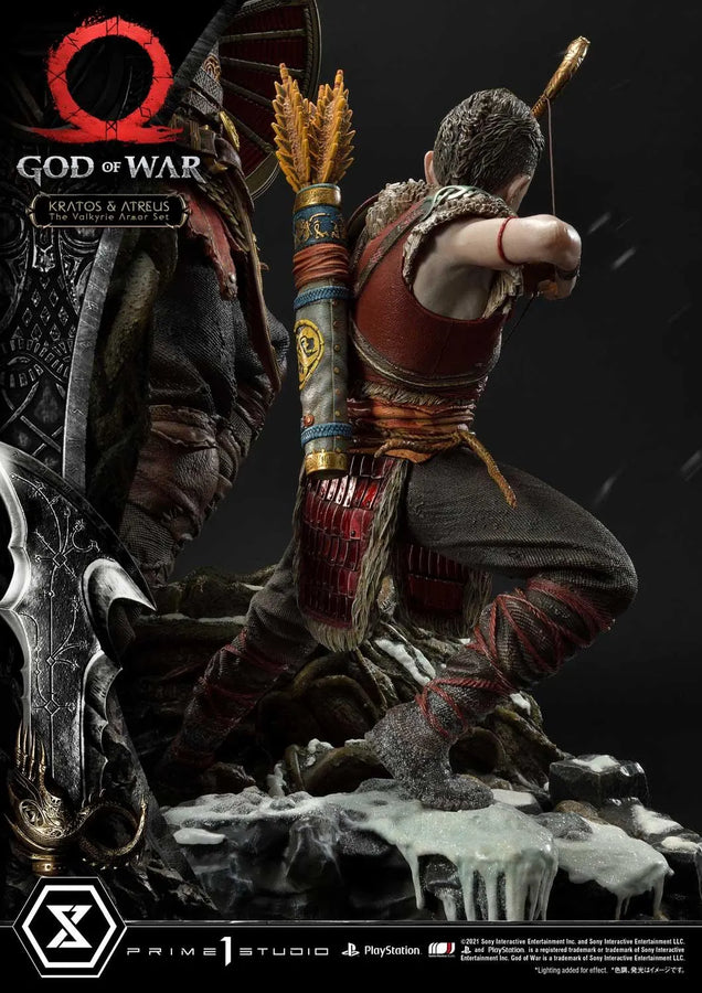 Kratos & Atreus (The Valkyrie Armor Set Edition) God of War – Prime1Studio – ActionFigure Brasil