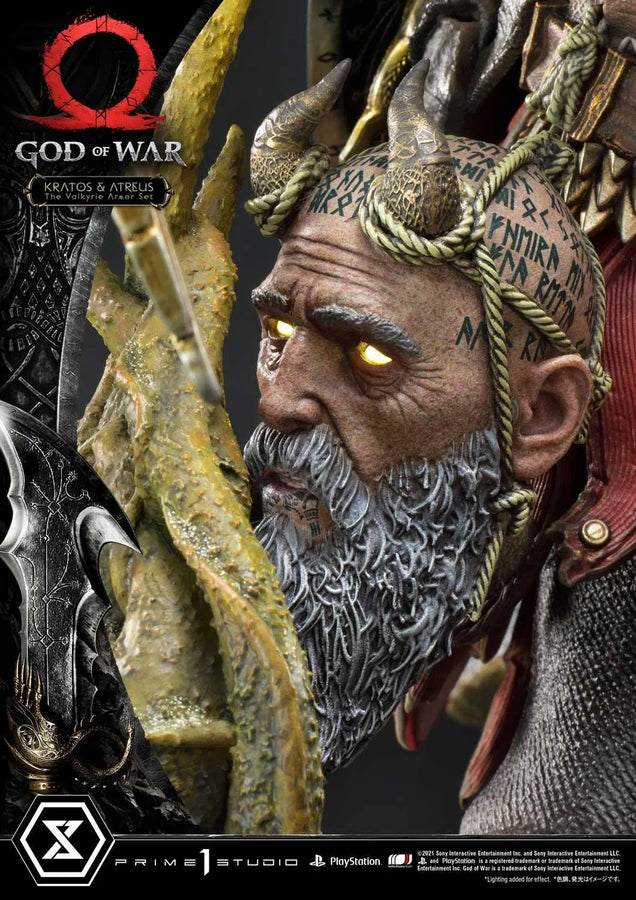 Kratos & Atreus (The Valkyrie Armor Set Edition) God of War – Prime1Studio – ActionFigure Brasil