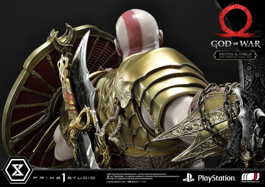 Kratos & Atreus (The Valkyrie Armor Set Edition) God of War – Prime1Studio – ActionFigure Brasil