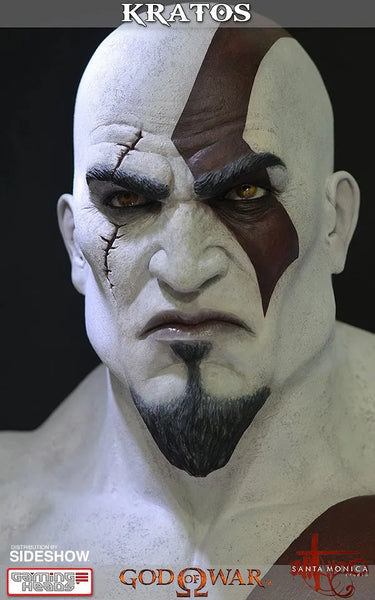 Kratos – Gaming Heads – ActionFigure Brasil — com base expositora