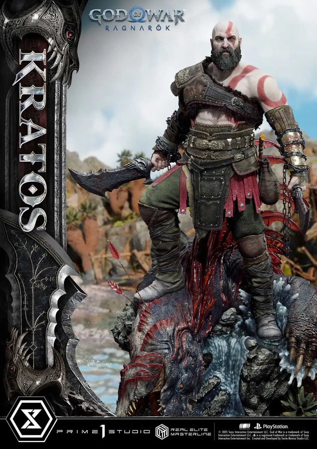 Kratos (Regular Version) God of War: Ragnarok – Prime1Studio – ActionFigure Brasil