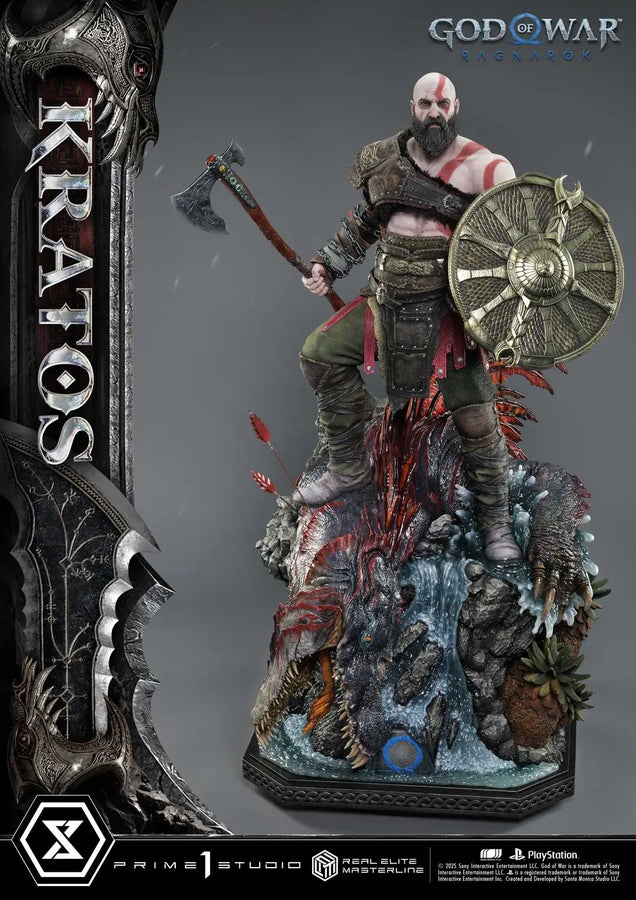 Kratos (Regular Version) God of War: Ragnarok – Prime1Studio – ActionFigure Brasil