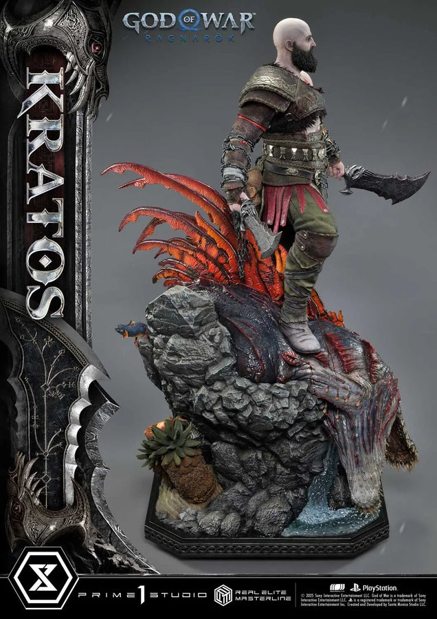 Kratos (Regular Version) God of War: Ragnarok – Prime1Studio – ActionFigure Brasil