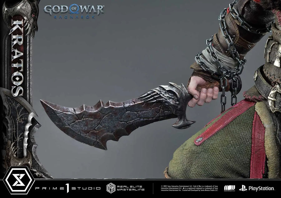 Kratos (Regular Version) God of War: Ragnarok – Prime1Studio – ActionFigure Brasil