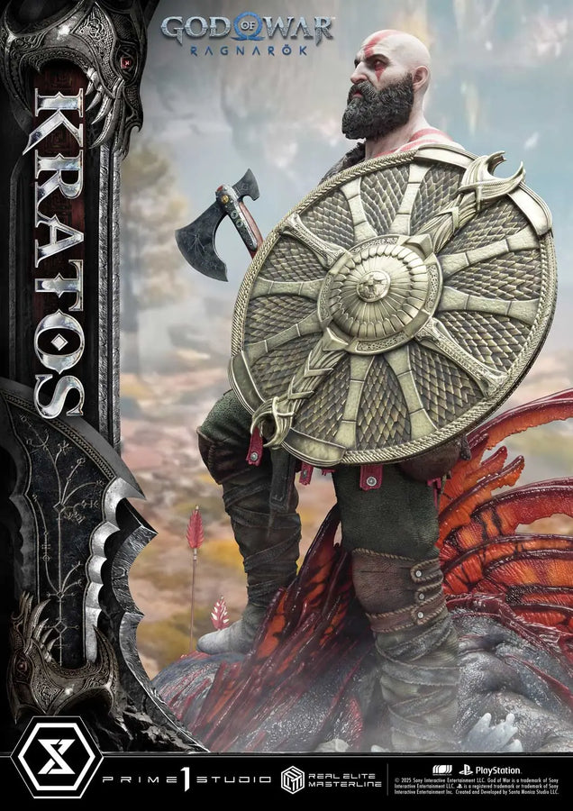 Kratos (Regular Version) God of War: Ragnarok – Prime1Studio – ActionFigure Brasil