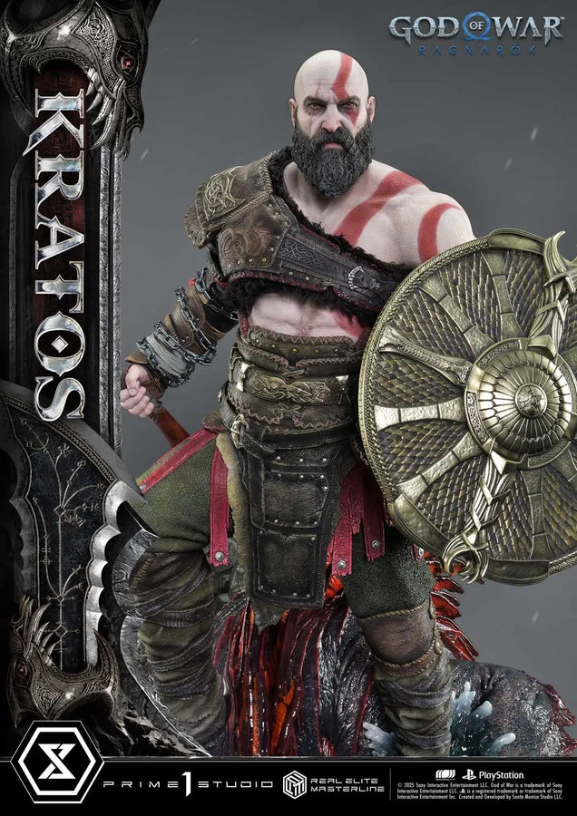 Kratos (Regular Version) God of War: Ragnarok – Prime1Studio – ActionFigure Brasil