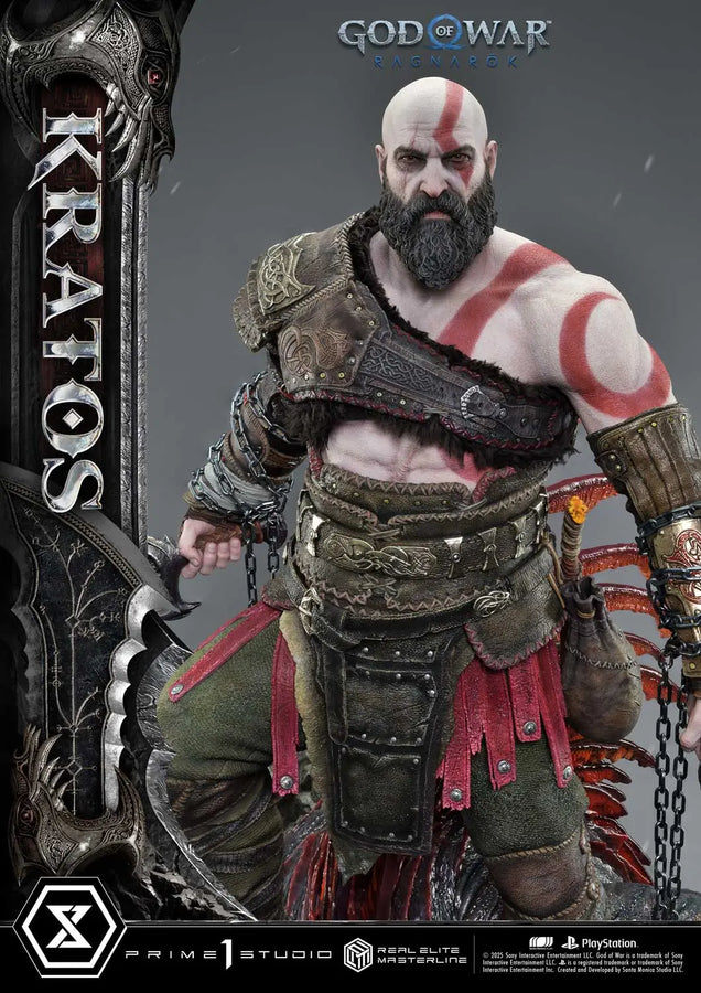 Kratos (Regular Version) God of War: Ragnarok – Prime1Studio – ActionFigure Brasil