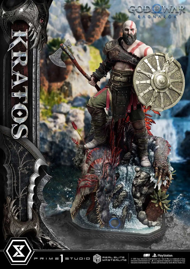 Kratos (Ultimate Bonus Version) God of War: Ragnarok – Prime1Studio – ActionFigure Brasil