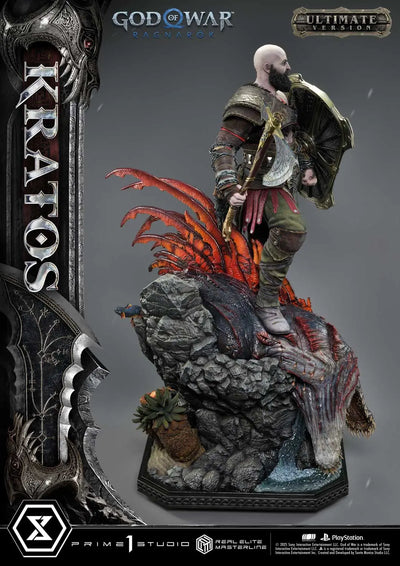 Kratos (Ultimate Bonus Version) God of War: Ragnarok – Prime1Studio – ActionFigure Brasil