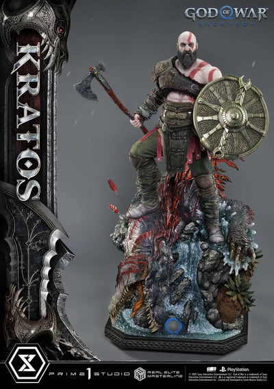 Kratos (Ultimate Bonus Version) God of War: Ragnarok – Prime1Studio – ActionFigure Brasil