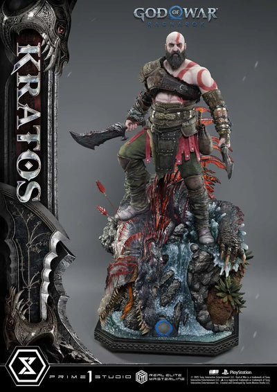 Kratos (Ultimate Bonus Version) God of War: Ragnarok – Prime1Studio – ActionFigure Brasil
