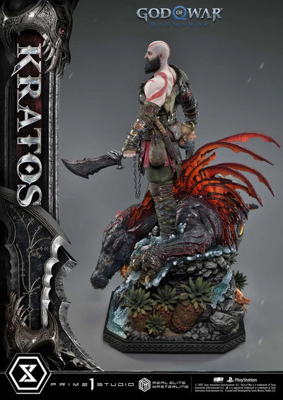 Kratos (Ultimate Bonus Version) God of War: Ragnarok – Prime1Studio – ActionFigure Brasil