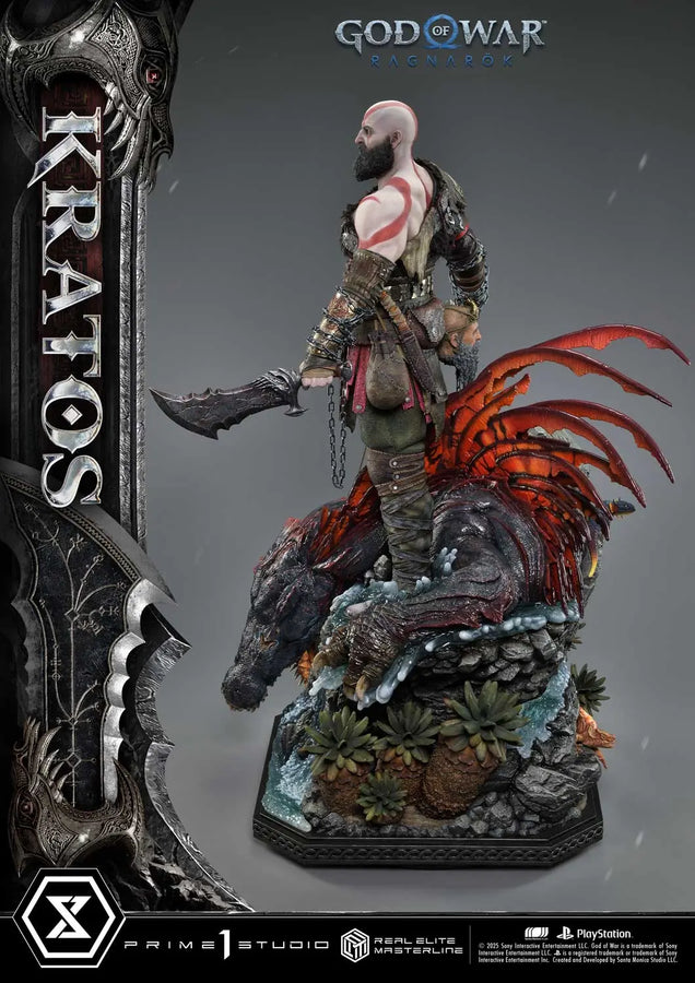 Kratos (Ultimate Bonus Version) God of War: Ragnarok – Prime1Studio – ActionFigure Brasil