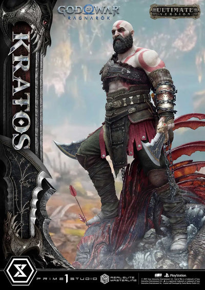 Kratos (Ultimate Bonus Version) God of War: Ragnarok – Prime1Studio – ActionFigure Brasil
