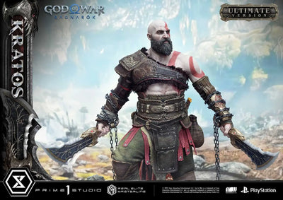 Kratos (Ultimate Bonus Version) God of War: Ragnarok – Prime1Studio – ActionFigure Brasil
