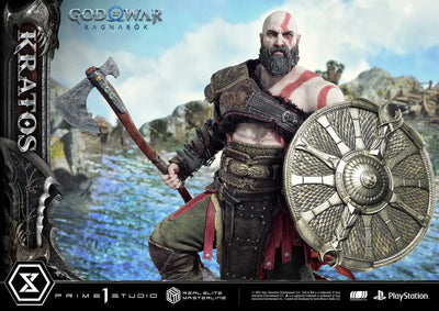 Kratos (Ultimate Bonus Version) God of War: Ragnarok – Prime1Studio – ActionFigure Brasil