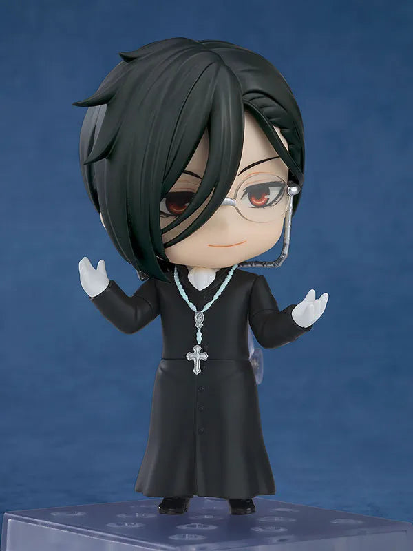 Kuroshitsuji ~Kishuku Gakkou-hen~ - Sebastian Michaelis - Nendoroid #2670 - Sapphire Owl Ver. (Good Smile Company, Orange Rouge)ㅤ – Orange Rouge – ActionFigureBrasil