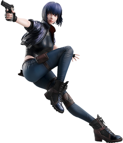 Kusanagi Motoko SAC_2045 – MegaHouse – ActionFigure Brasil — com base expositora