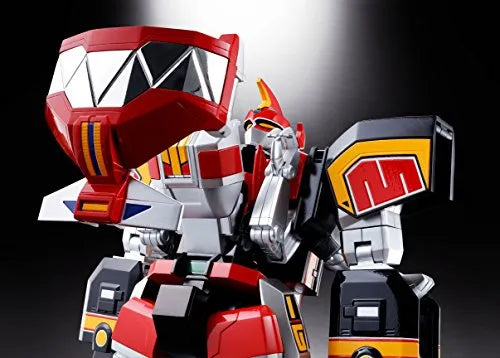 Kyouryuu Sentai Zyuranger - Daizyujin - Shugojuu Pteranodon - Shugojuu SaberTiger - Shugojuu Triceratops - Shugojuu Tyrannosaurus - Shugojuu ZyuMammoth - Soul of Chogokin GX-72 (Bandai)ㅤ – Bandai – ActionFigureBrasil