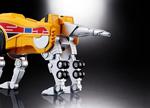 Kyouryuu Sentai Zyuranger - Daizyujin - Shugojuu Pteranodon - Shugojuu SaberTiger - Shugojuu Triceratops - Shugojuu Tyrannosaurus - Shugojuu ZyuMammoth - Soul of Chogokin GX-72 (Bandai)ㅤ – Bandai – ActionFigureBrasil