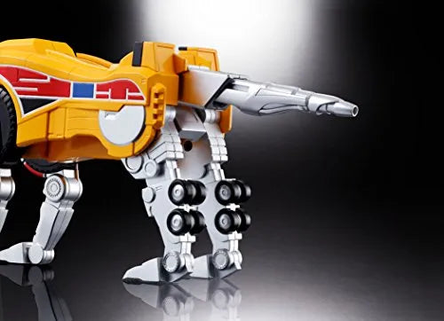 Kyouryuu Sentai Zyuranger - Daizyujin - Shugojuu Pteranodon - Shugojuu SaberTiger - Shugojuu Triceratops - Shugojuu Tyrannosaurus - Shugojuu ZyuMammoth - Soul of Chogokin GX-72 (Bandai)ㅤ – Bandai – ActionFigureBrasil