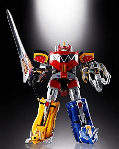 Kyouryuu Sentai Zyuranger - Daizyujin - Shugojuu Pteranodon - Shugojuu SaberTiger - Shugojuu Triceratops - Shugojuu Tyrannosaurus - Shugojuu ZyuMammoth - Soul of Chogokin GX-72 (Bandai)ㅤ – Bandai – ActionFigureBrasil — acessórios