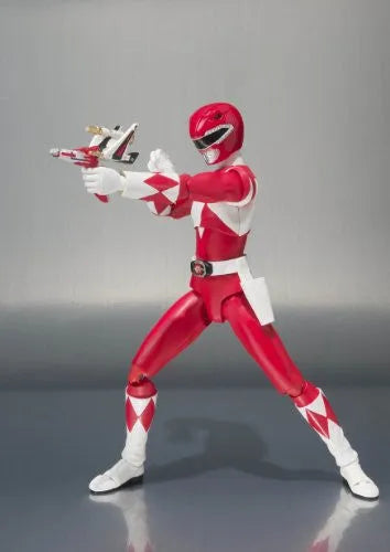 Kyouryuu Sentai Zyuranger - Mighty Morphin Power Rangers - Red Ranger - Tyrannoranger - S.H.Figuarts (Bandai)ㅤ – Bandai – ActionFigureBrasil — embalagem